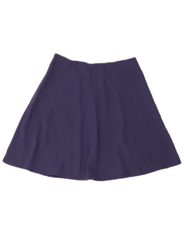 vintage Femme Jupe A-Line W28 Bleu Marine Moyen