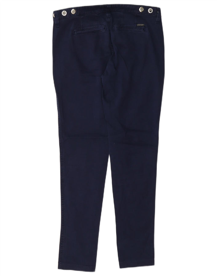 Guess Pantalon Chino Slim Femme W30 L28 Bleu Marine