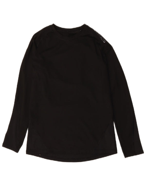 Adidas Climacool Graphic Top à manches longues pour femme UK 12 Noir moyen