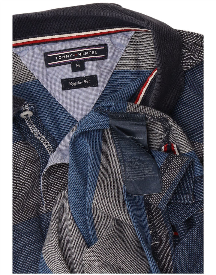 Tommy Hilfiger Polo Regular Fit Homme Bleu Moyen Rayé Coton