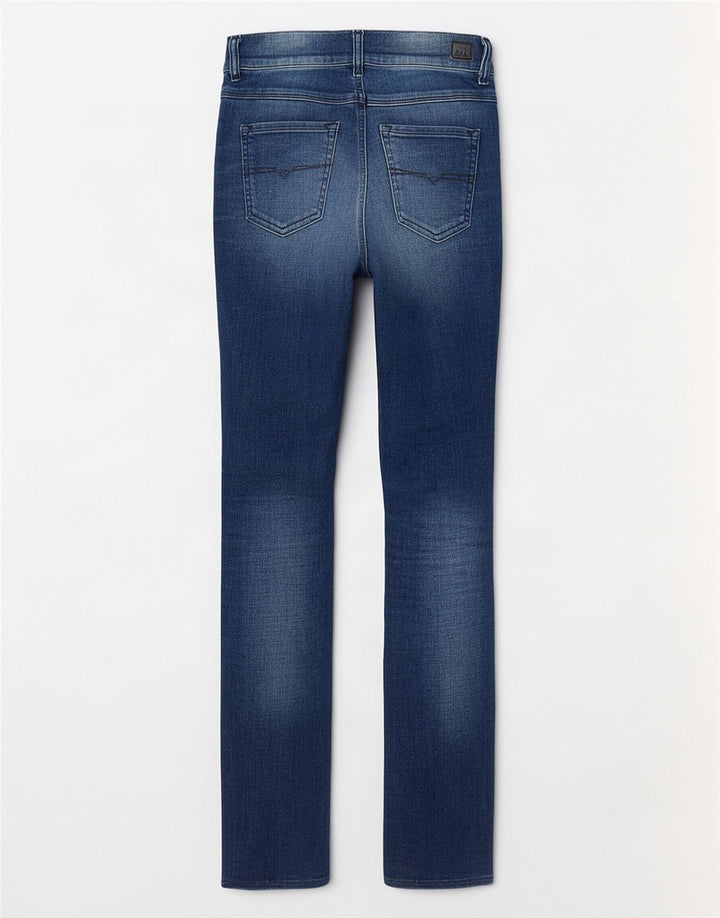 Diesel Jean Slim effet vieilli W24 L27 en coton bleu pour femme