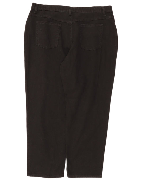 Marks & Spencer Pantalon décontracté fuselé pour femme UK 20 2XL W38 L26 Noir