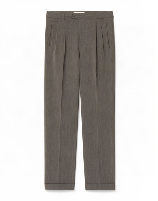 vintage Mens Pegged Suit Pantalon IT 48 Moyen W32 L30 Gris Viscose