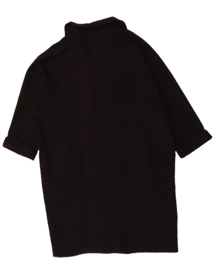 Topshop Manteau surdimensionné pour femme UK 44 Large Noir Polyester