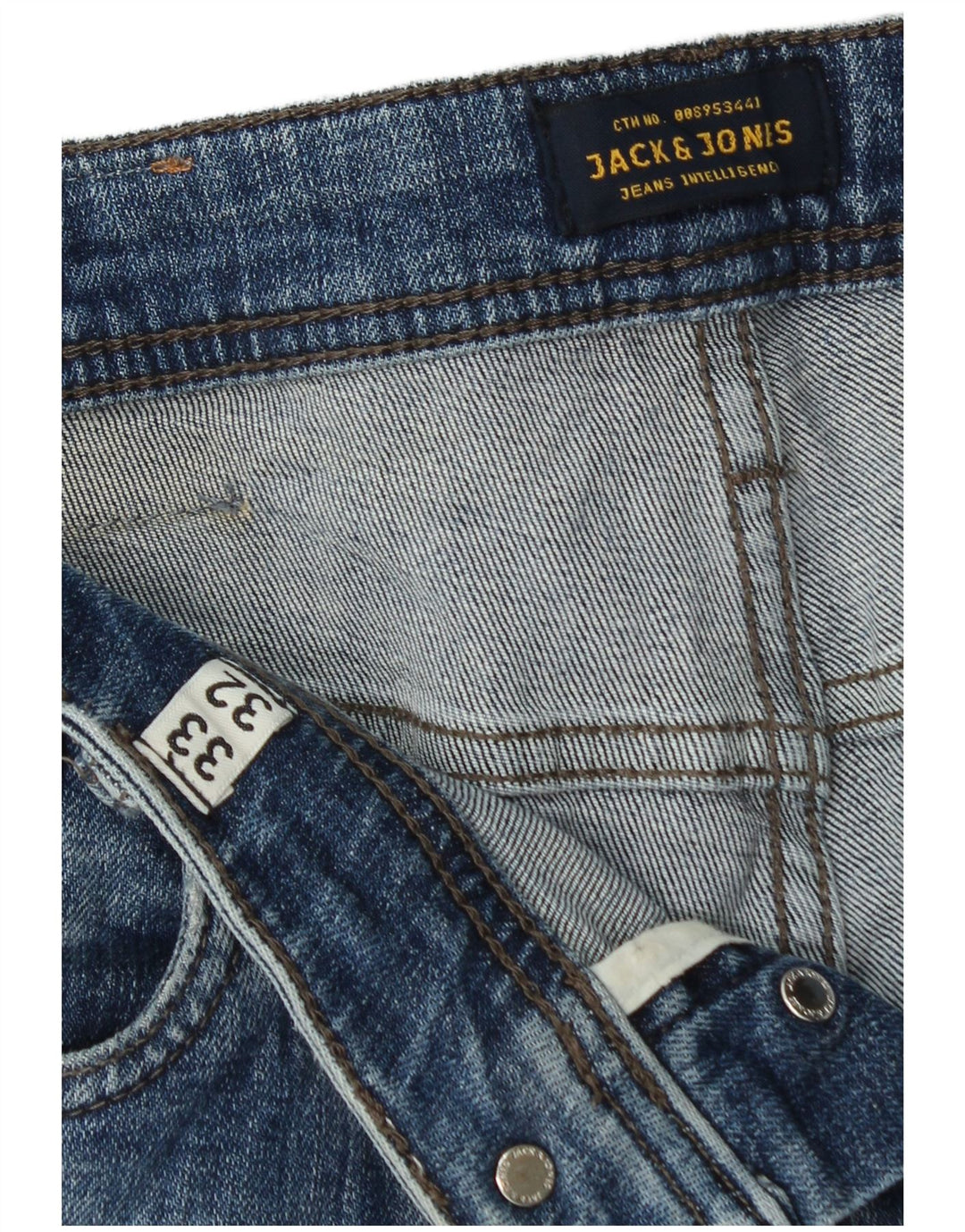 Jack & Jones Jean Slim GLENN W33 L32 Homme Bleu