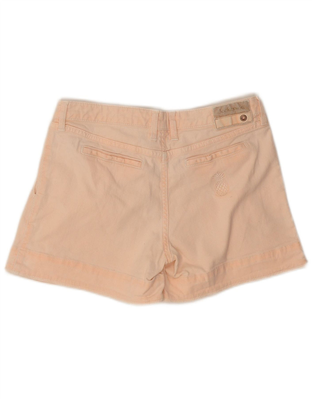 Jeckerson Short en jean chevillé W28 pour femme en coton rose moyen