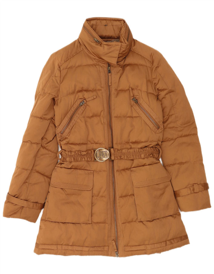 Marlboro Classics Manteau rembourré pour femme IT 46 XL Marron Coton