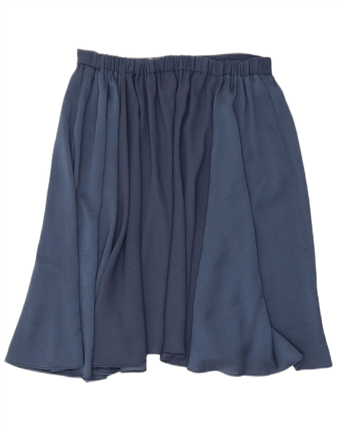 Zara Femme Jupe Évasée Large W32 Bleu Marine