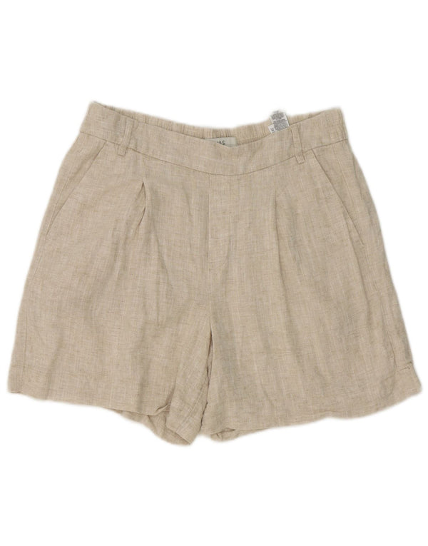 Marks & Spencer Short chino pour femme UK 12 Medium W32 Lin beige