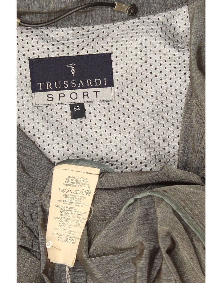 Trussardi Veste Utility IT 52 XL Gris Polyamide Homme