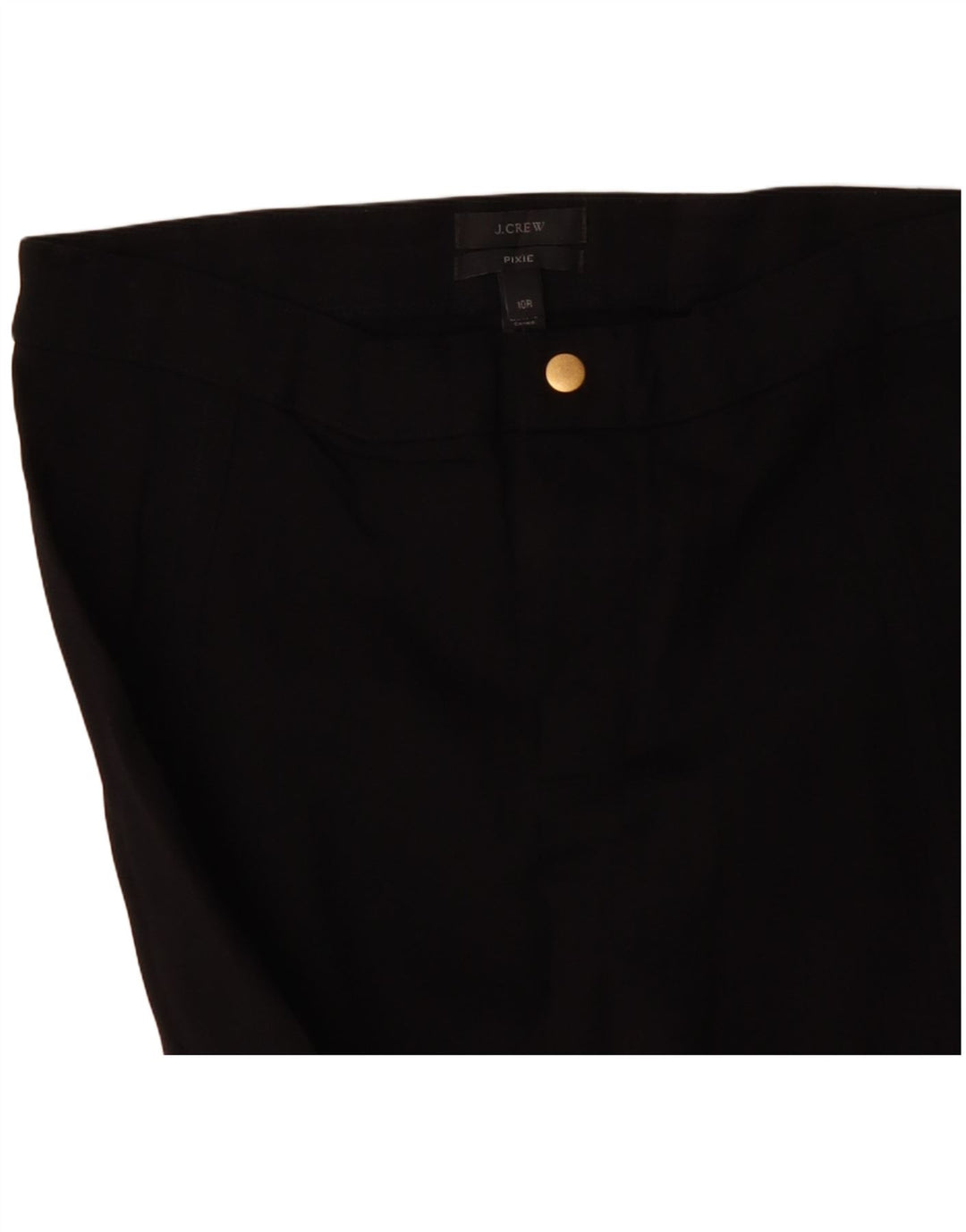 J. Crew Pantalon décontracté Pixie Slim pour femme US 10 Large W30 L30 Noir Viscose