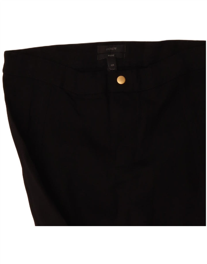 J. Crew Pantalon décontracté Pixie Slim pour femme US 10 Large W30 L30 Noir Viscose