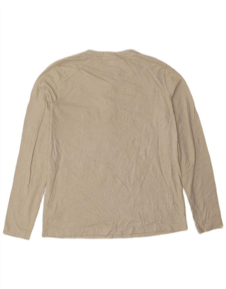 Dickies Haut à manches longues pour femme UK 10 Small Beige Coton