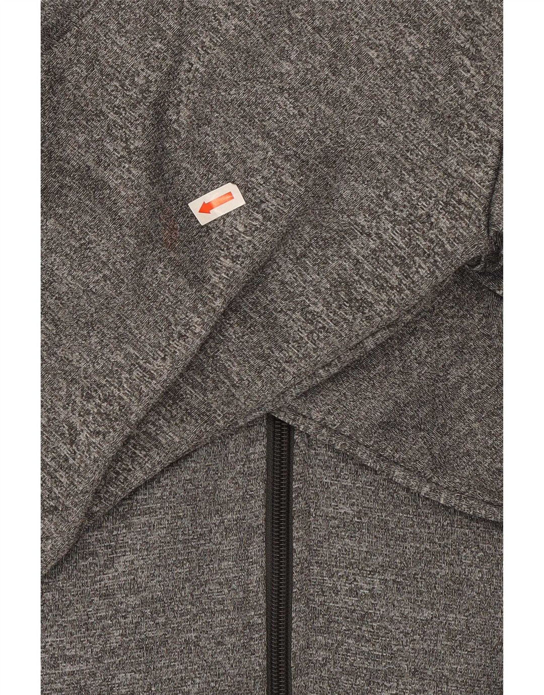 Ellesse Pull à capuche zippé pour femme UK 8 Petit Gris Colorblock Polyester