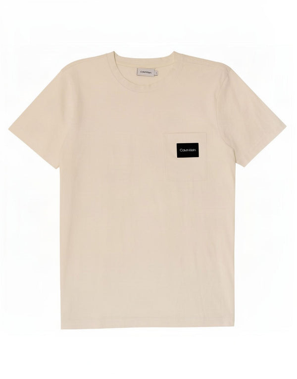 Calvin Klein T-Shirt Homme Petit Blanc