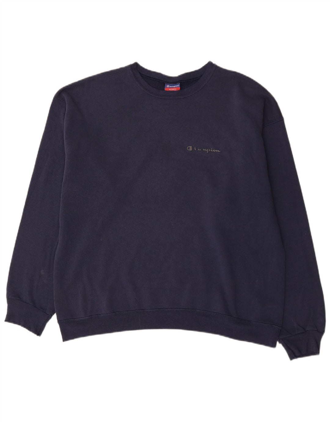 Champion Sweatshirt Jumper XL Bleu Marine Coton Homme
