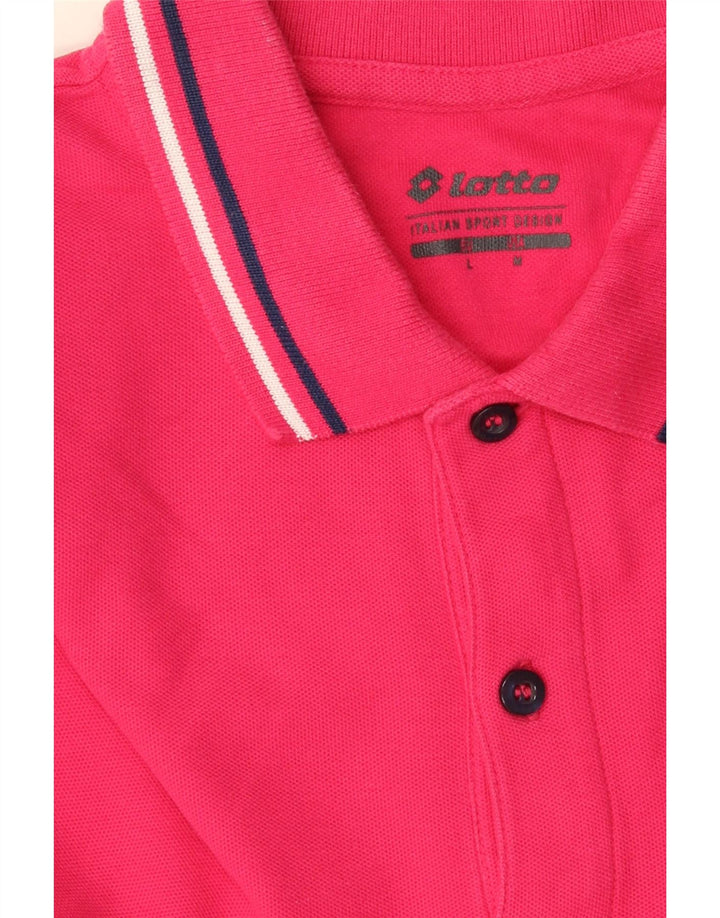 Lotto Polo Homme Grand Rose