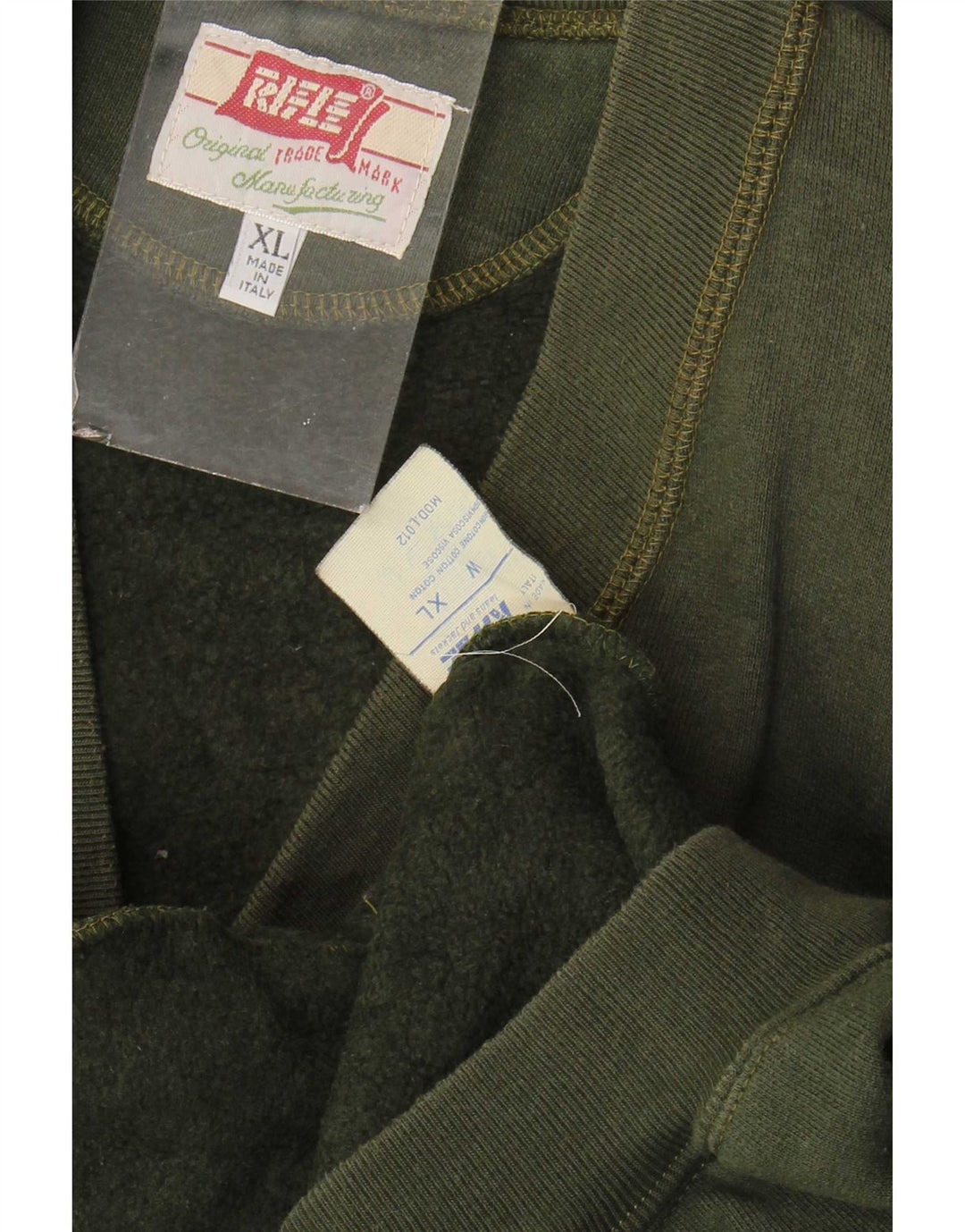 Rifle Cardigan Homme Pull XL Kaki Coton