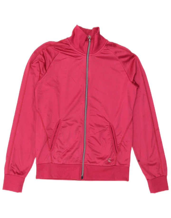 DIADORA Veste de survêtement pour femme UK 10 Small Rose Polyester