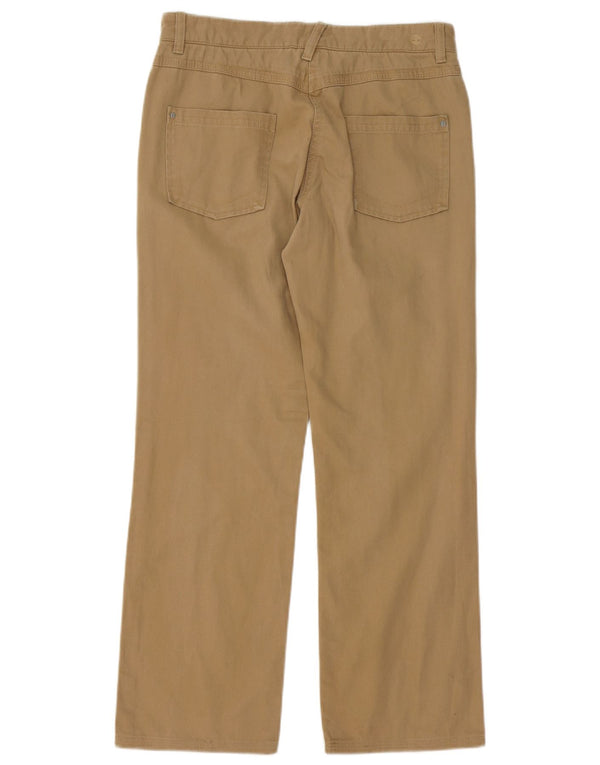 Timberland Pantalon décontracté droit pour femme US 6 Medium W28 L29 Coton beige