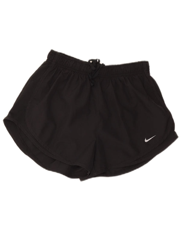 Nike Womens Dri Fit Sport Shorts UK 12 Medium Black