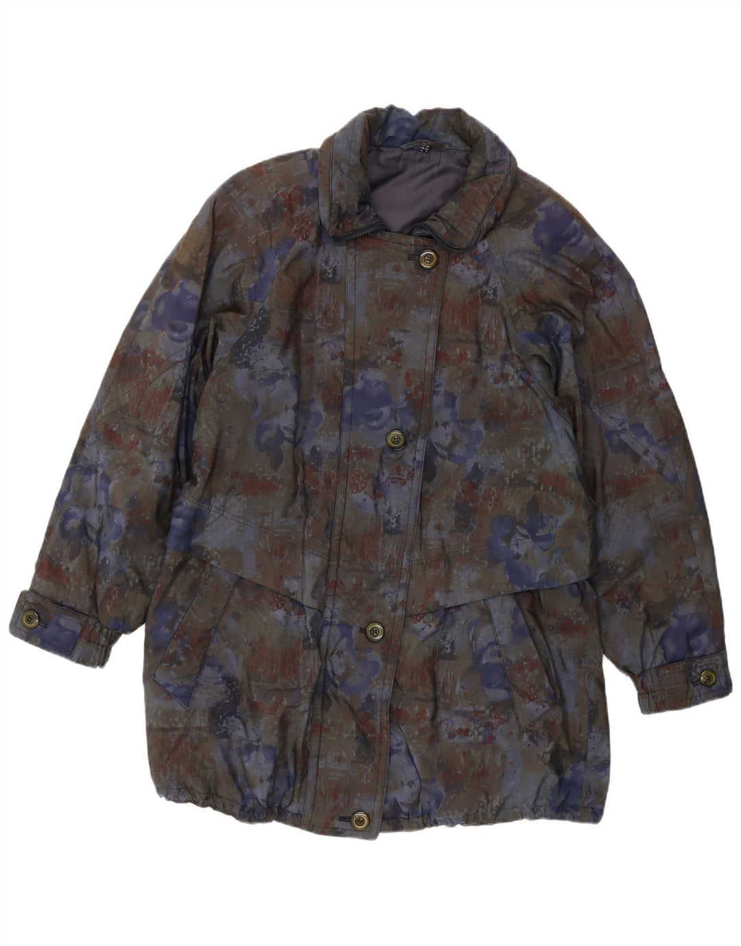 YOUR SIXTH SENSE Manteau coupe-vent pour femme UK 12 Medium Multicolore Floral