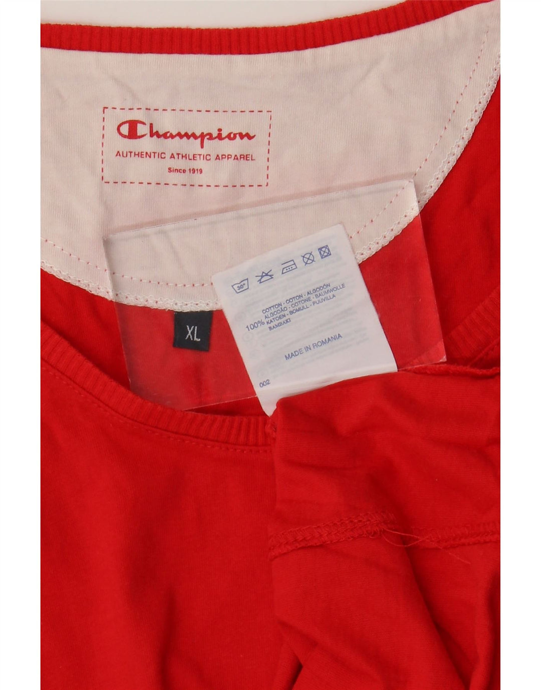 Champion Débardeur Femme UK 18 XL Rouge Coton