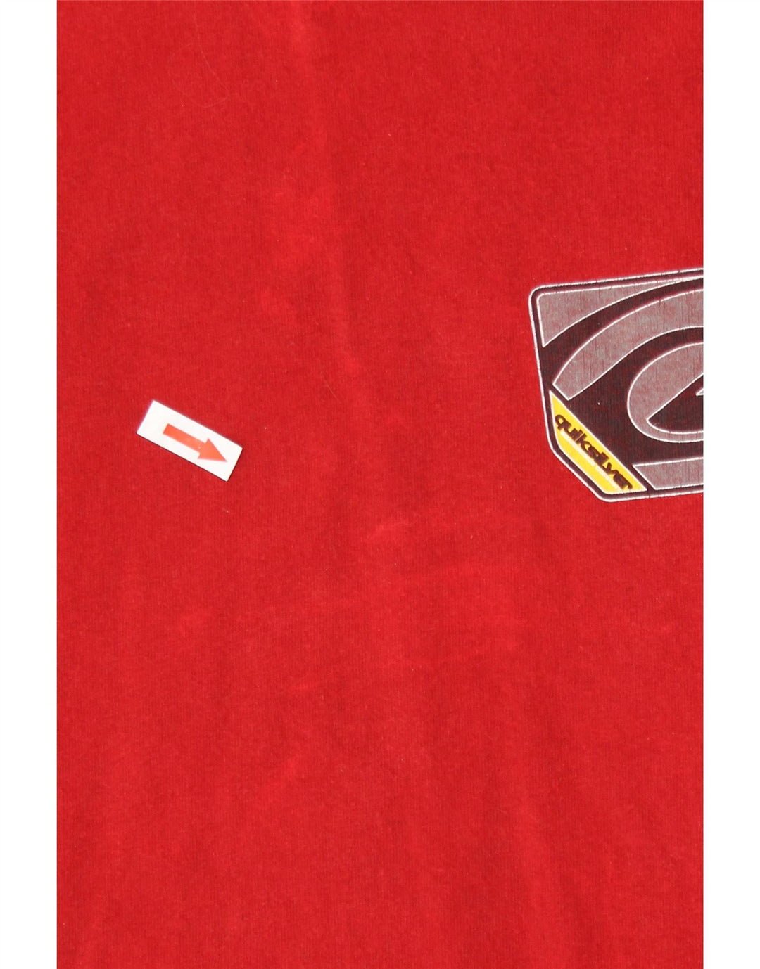 Quiksilver T-Shirt Graphique Homme Grand Rouge Coton