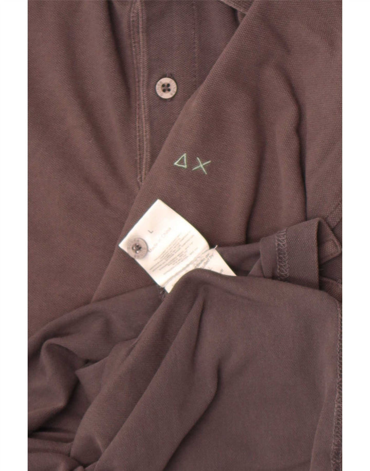 Sun68 Polo Homme Grand Gris Coton