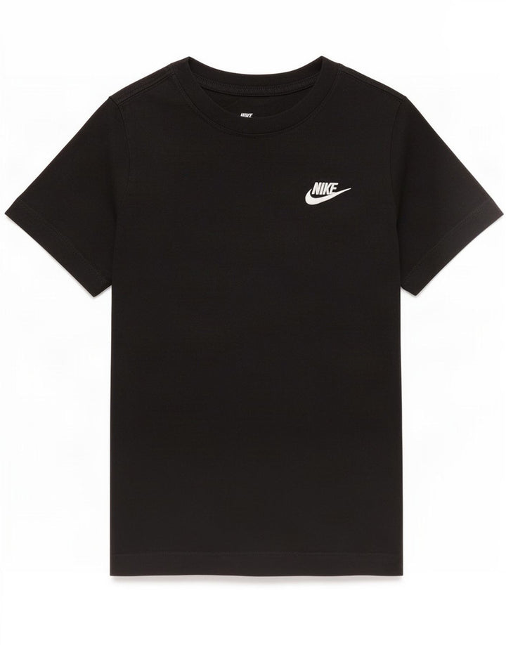 Nike T-Shirt Garçon 10-11 Ans Coton Noir Moyen