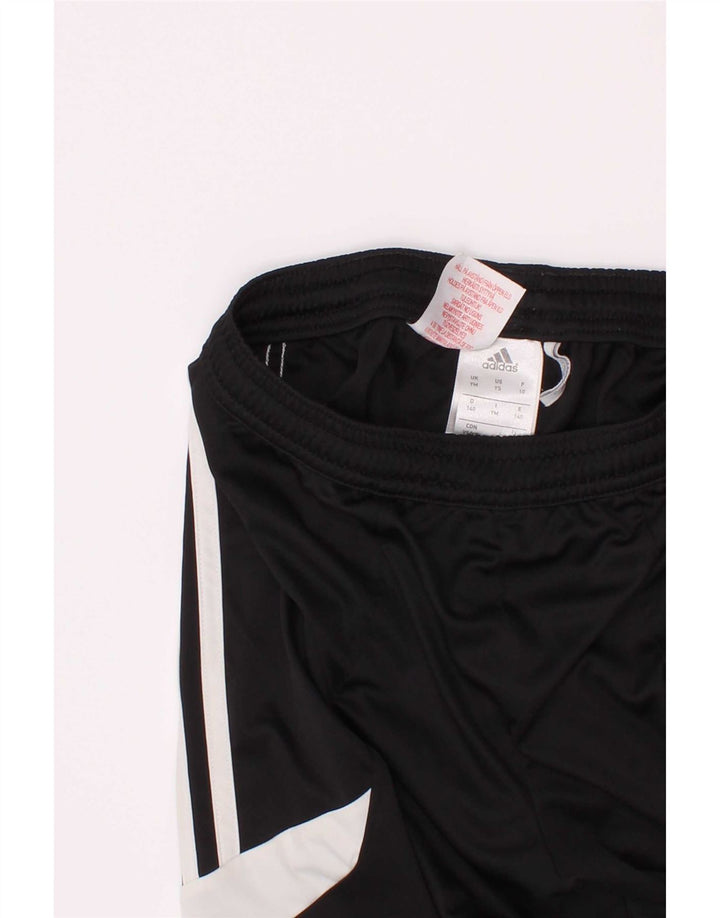 Adidas Short de Sport Garçon 9-10 Ans Polyester Colorblock Noir Moyen