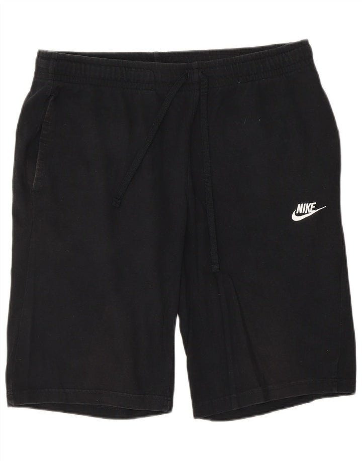 NIKE Short de sport pour hommes Grand coton noir