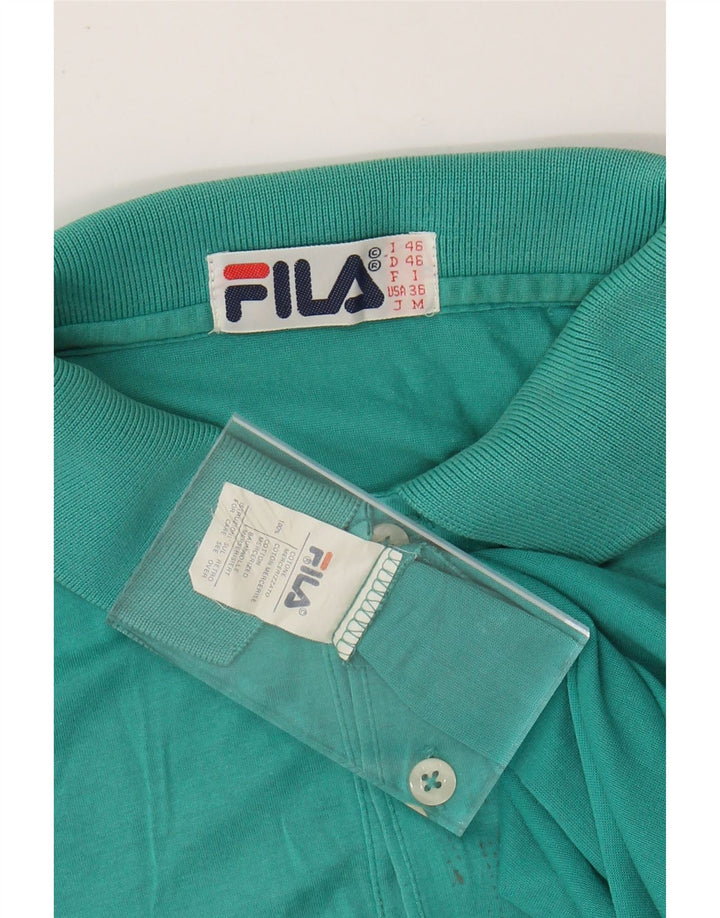 FILA Polo Homme IT 46 Petit Vert Coton