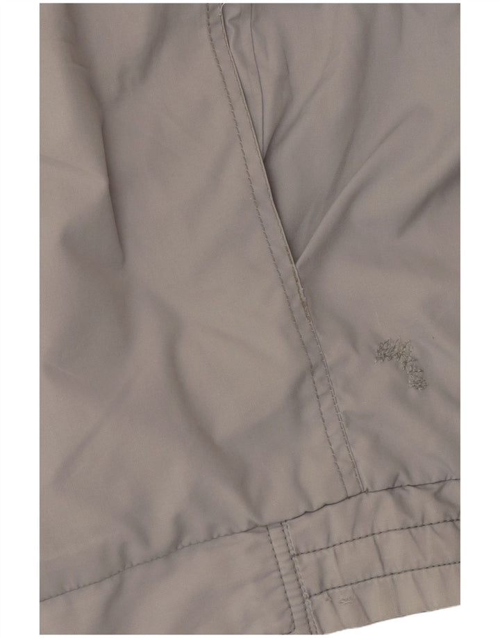 vintage Mens Bomber Jacket UK 40 Grand Gris