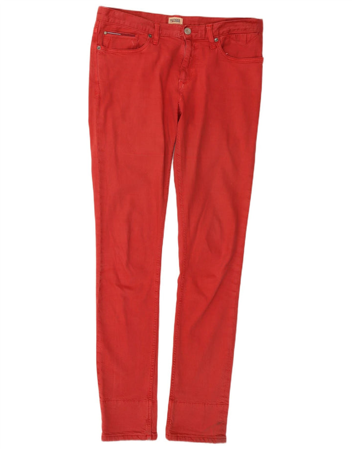 Tommy Hilfiger Jean Slim Homme Moyen W32 L34 Rouge