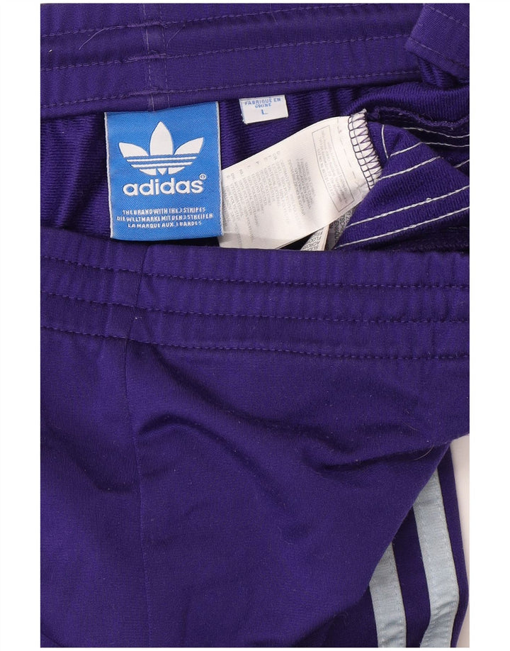 ADIDAS Pantalon de survêtement pour hommes Large Violet Polyester