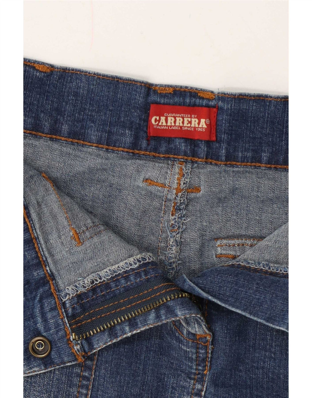 Carrera Femme Mini Jupe En Jean W30 Bleu Moyen