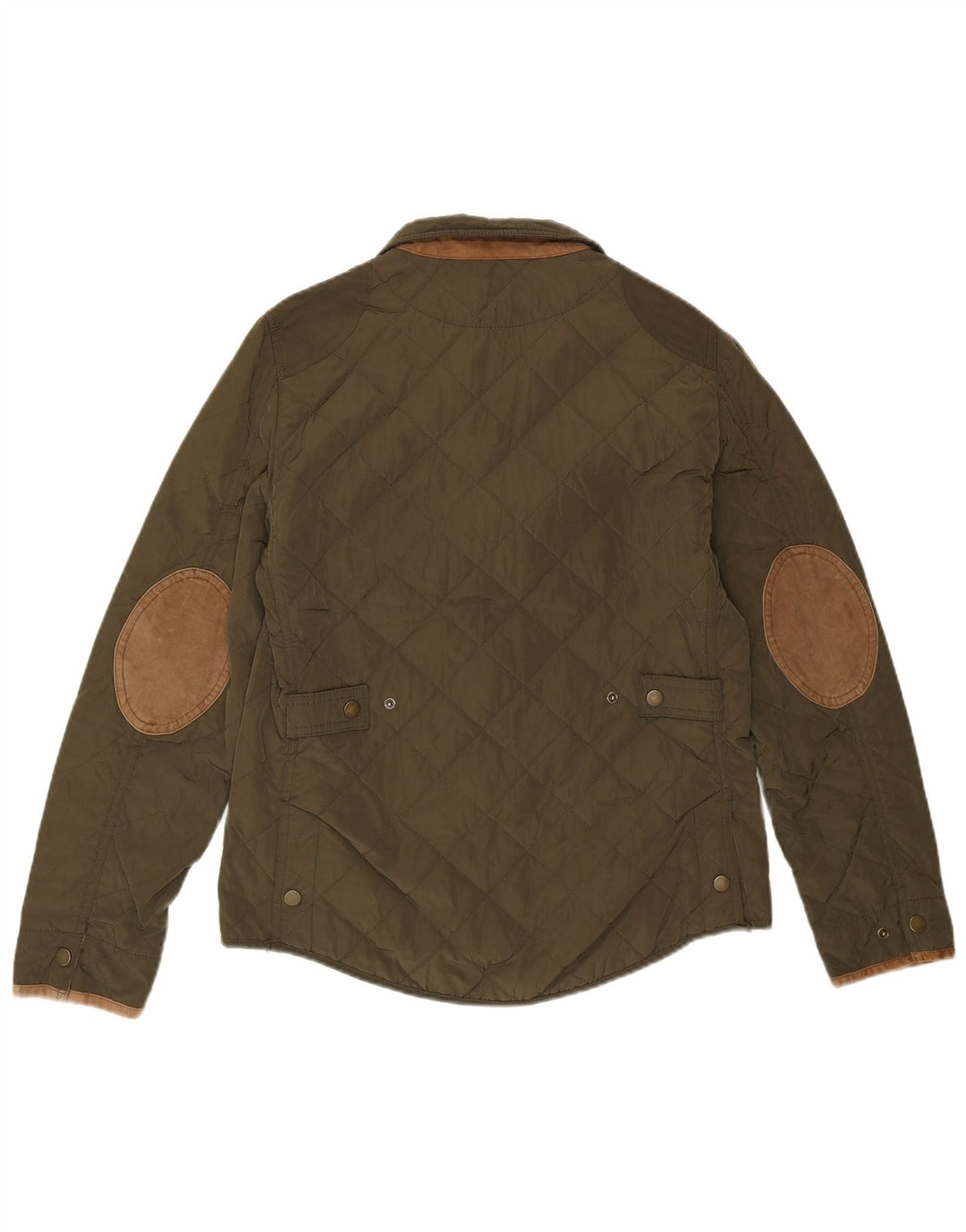 Massimo Dutti Veste matelassée pour femme EU 38 Nylon vert moyen