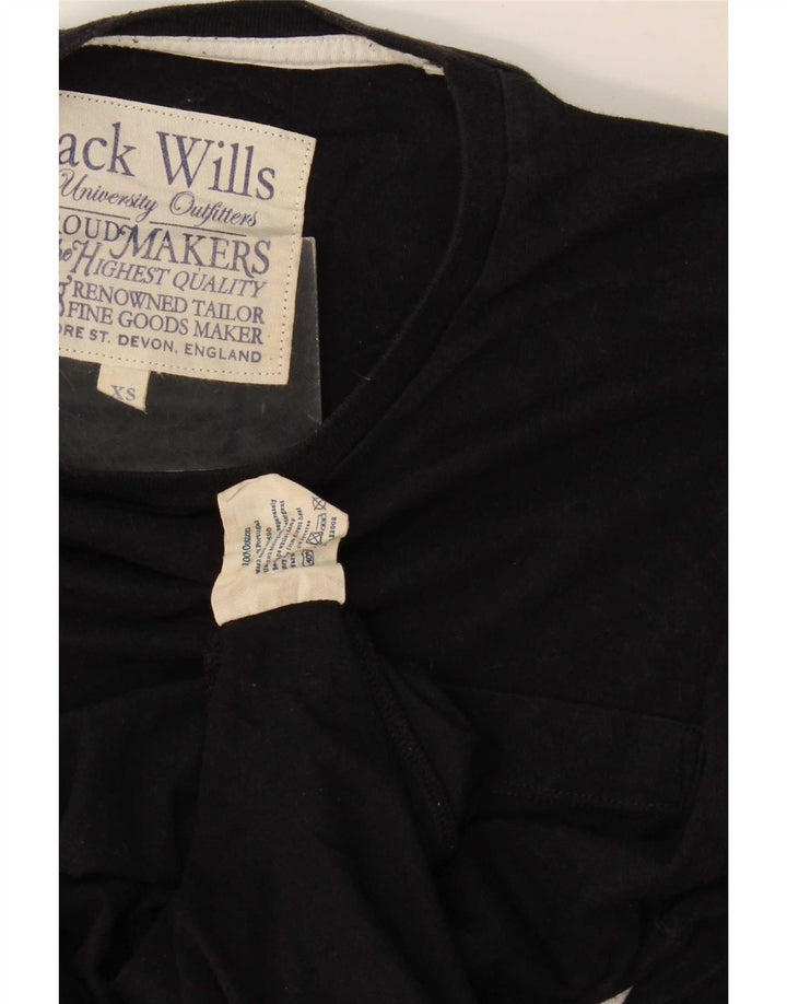 Jack Wills Haut Homme Manches Longues XS Noir Coton