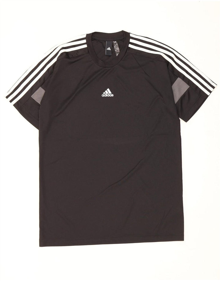 Adidas Hommes Aeroready T-Shirt Haut Noir Colorblock Polyester
