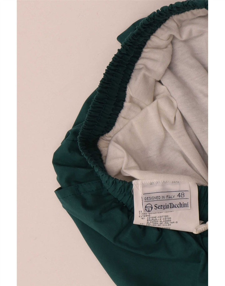 Sergio Tacchini Pantalon De Survêtement Homme Joggers IT 48 Vert Moyen Coton