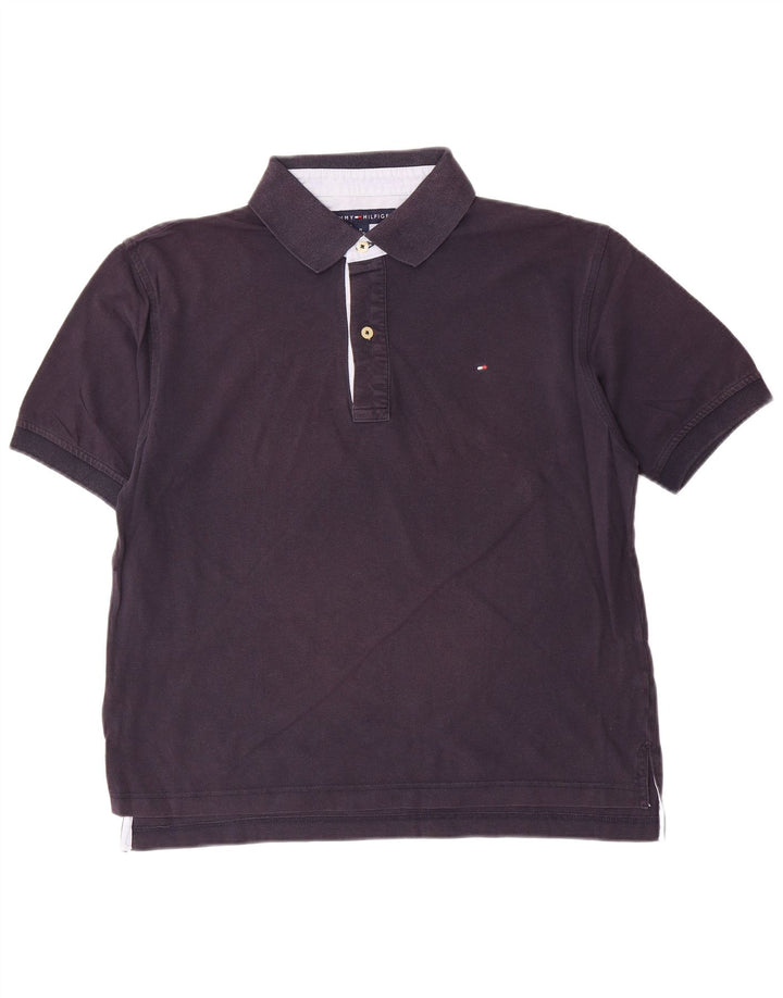Tommy Hilfiger Polo Homme Bleu Marine Moyen Coton