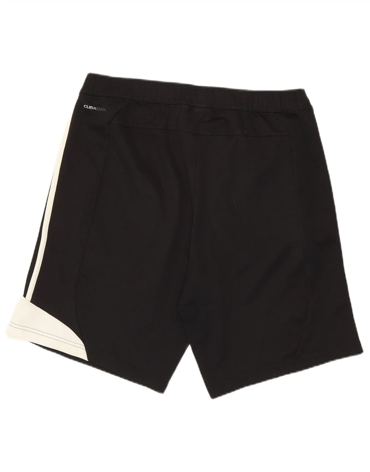 ADIDAS Short de sport Climacool pour hommes, grand noir, polyester color block