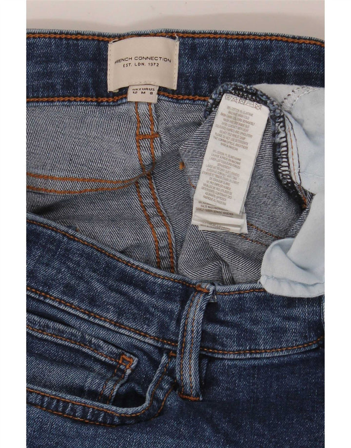 French Connection Jean droit pour femme UK 12 Medium W32 L30 Bleu