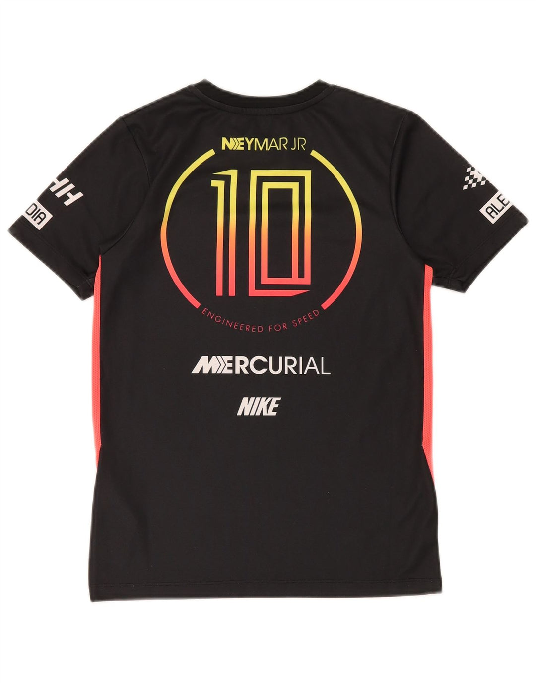 NIKE Garçon Mercurial Graphic T-Shirt Top 10-11 ans Noir Moyen Polyester