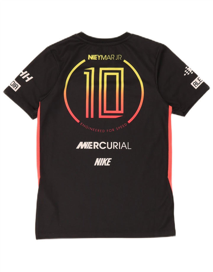 NIKE Garçon Mercurial Graphic T-Shirt Top 10-11 ans Noir Moyen Polyester