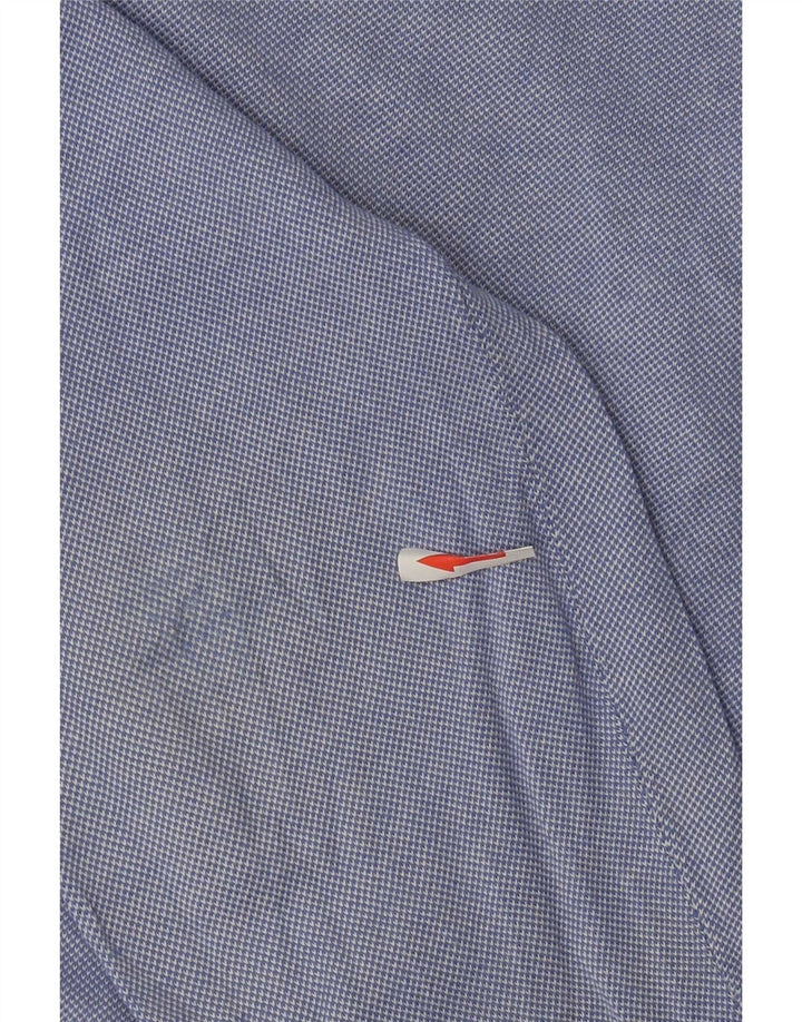 Massimo Dutti Pull col V pour homme en coton bleu Taille L