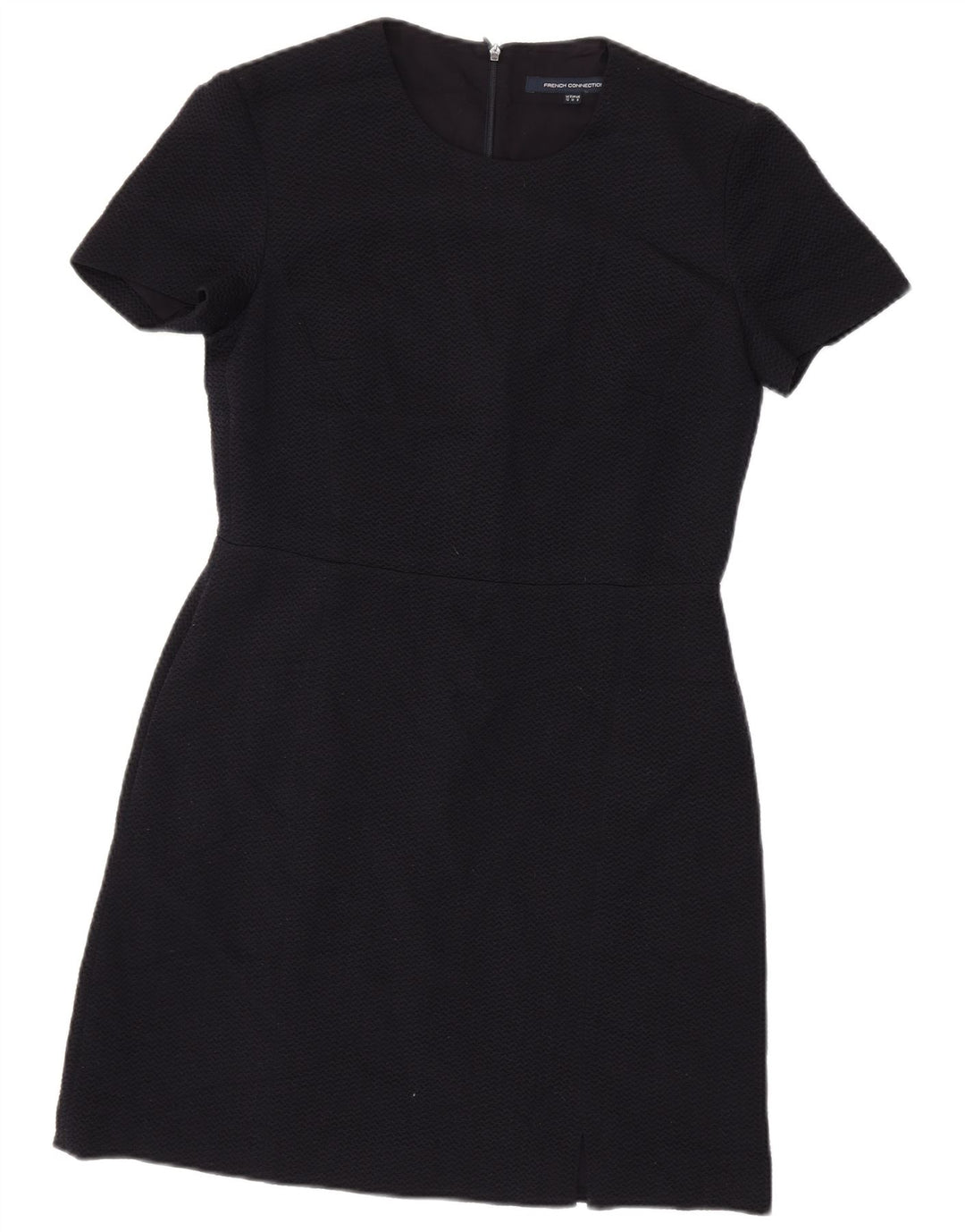 FRENCH CONNECTION Robe fourreau pour femme UK 12 Bleu marine moyen Polyester