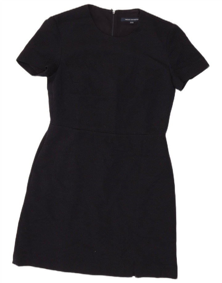 FRENCH CONNECTION Robe fourreau pour femme UK 12 Bleu marine moyen Polyester