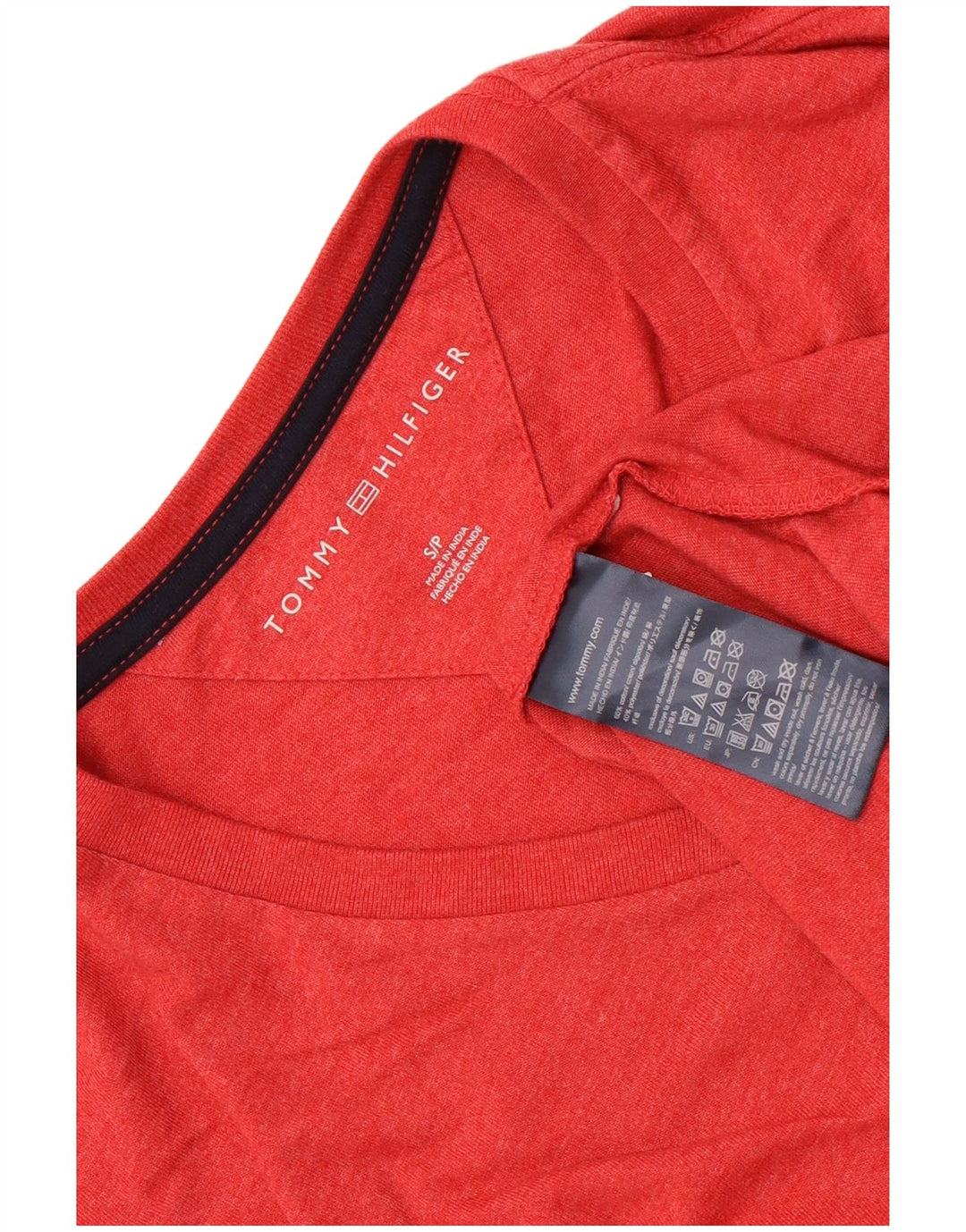 Tommy Hilfiger T-Shirt Homme Petit Rouge Coton